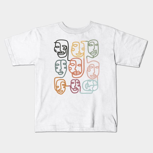 Tribe Kids T-Shirt by Shreyasi